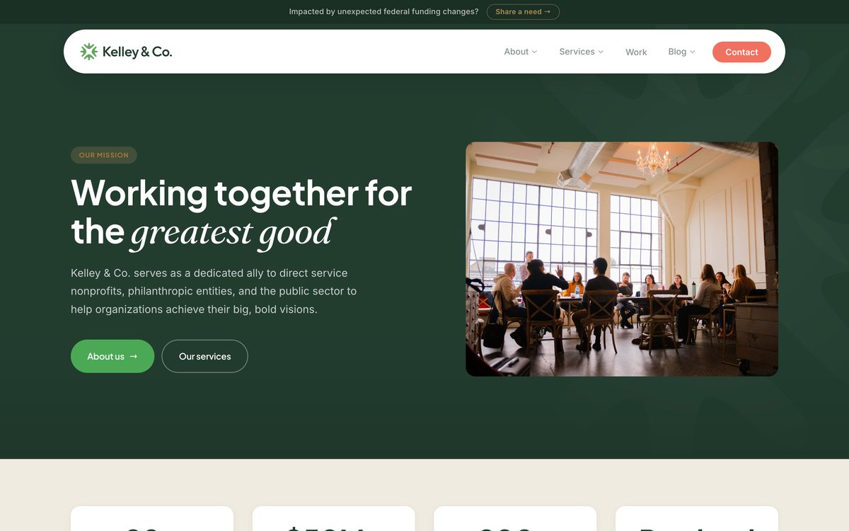 Kelley & Co. website homepage